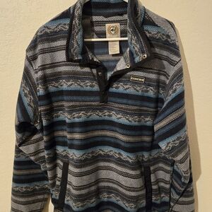Cinch Men's Multi-Stripe Sweater In Great Condition.
